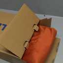 MIULEE Velvet Curtains 84 inches 2 Panels - Luxury Burnt Orange Blackout Curtains for Bedroom Living Room Thermal Insulated Super Soft Window Drapes Rod Pocket & Back Tab, Terracotta Rust Fall Decor