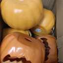 Rossesay 6 Pack Halloween LED Pumpkin Jack-O Lanterns, Classic Style
