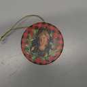 Cow Ornaments for Christmas Tree, 1Pcs Ceramic Christmas Ornaments Red, Christmas Tree Hanging Decor, Horse