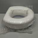 AquaSense 770-610 4 Inch Portable Raised Toilet Seat Riser, Elevated Toilet Seat for Seniors