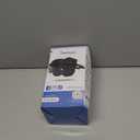 Travel Pillow Combo with Chin Strap, Airplane Pillows with 3D Eye Mask for Sleeping, 360 Support Plane Head Strap for All Plane Seats, Long Flights Essentials, Stop Bobblehead, Black