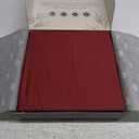 DECOLURE 100% Viscose Derived from Bamboo Sheets Full Size 6pcs - Ultra Soft & Luxuriously Cooling, 17" Deep Pocket, Double Stitching, Perfect for Hot Sleepers - Full Bed Sheets (Burgundy)