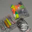 SILANON Catfish Rig Catfishing Tackle Making Kit, 86pcs Catfish Tackle Kit Santee Rig with Catfish Floats Peg Floats Rattle Beads Catfish Hooks Swivels Pyramid Weights Catfishing Gear Equipment
