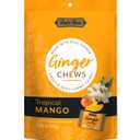 Bali's Best Ginger Chews, Tropical Mango Flavor, 5.08 Oz, Individually Wrapped Soft Candy, Made with 100% Real Ginger, Digestive Health Support, Upset Stomach Relief, Halal (EXP 07/18/26)