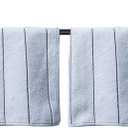 NearMoon Self Adhesive Bathroom Towel Bar- Stainless Steel Bath Wall Shelf Rack Hanging Towel Stick On Sticky Hanger Contemporary Style, NO Drilling (2 Pack, Matte Black, 24-Inch Towel Rack)