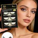 6 x False Eyelashes fake eyelasheslashes stripseasy eyelashes for beginners easy lashesB009