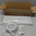 HOXHA Window Duct Kit Dryer Window Vent Kit for 4 Ducting Dryer Vent Hose, Sliding Window Vent Kit Fit with Dryer, Inline Duct Fans, Grow Tents