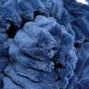 HYLEORY Heated Blanket Electric Twin, Soft Flannel Sherpa Heater 5 Heat Settings and 10 Hours Auto Shut-Off Heating Blanket ETL Certification Over-Heat Protection Machine Washable,Navy Blue