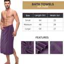 Utopia Towels 4 Pack Premium Bath Towels Set, 27 by 54 Inches, 100% Ring Spun Cotton 600GSM, Lightweight and Highly Absorbent Quick Drying Towels, Perfect for Daily Use, Plum