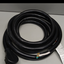 15FT 8 AWG 3 Prong Replacement Power Cord with N6-50P Plug, Heavy Duty 40AMP 250V Extension Cable with Pigtail Open Wiring End - Suitable for TEMPWARE 7500W Electric Garage Heater