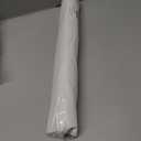 NECAUX 17 Inch Round Frosted Table Cover Protector, 1.5mm Thick Upgraded Version, Unshrinkable Waterproof Plastic Tablecloth Protector Circle Table Pad Placemat for Coffee Table End Table Night Stand