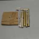 Toilet Paper Holder Stand, Toilet Paper Holder Free Standing, Toilet Paper Roll Holder for 4 Rolls, Gold Bathroom Toilet Paper with Storage