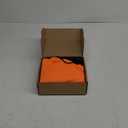 Yeyeplum 3 Pcs Halloween Light up Bucket Kids LED Trick or Treat Drawstring Bags Multipurpose Reusable Candy Goodies Snack Bucket for Halloween Supplies Favors(Orange)