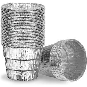 Matchwaves Grease Bucket Liners for Traeger Pellet Wood Grill Smoker with HDW152 Bucket, Drip Bucket Liner Replacement for BAC407 Inserts, Universal Grease Cups, 5W x 4H - 30Pcs (HOT! 30 Pack)