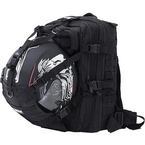 Seibertron Waterproof Large Capacity Molle Motorcycle Helmet Holder/Cycling Helmet Storage/Hiking Helmetcatch Bag/Backpack Also Fit Basketball Football Soccer Backpack Khaki