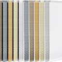 LazBlinds Cordless Cellular Shades, Blackout Privacy Honeycomb Shades for Home, Thermal Insulation Noise Reduction Blinds for Windows, 36'' W x 64'' H, White