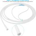 2 x Oxygen Tubing - Extension High Flow Oxygen Tubing, Comfortable Oxygen Delivery Comfortable for Long-Term Use (7ft Reusable Oxygen Tubing)