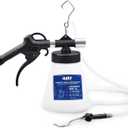 Orion Motor Tech Pneumatic Brake Bleeder Kit, 1.06 qt. Brake Fluid Bleeder Kit with 8 Master Cylinder Adapters, 1L Vacuum Brake Bleeder Set for One Person Brake Bleeding Automotive Fluid Extraction