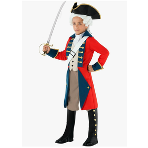Morph - Revolutionary War Costume Kids - Colonial Costume Boys - British Red Coat Costume - Napoleon Costume Kids XL