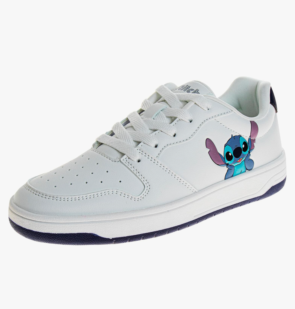 Disney Lilo & Stitch Sneakers Lace Up Lightweight Breathable - Stitch Shoes for Girls and Women, Sizes 8