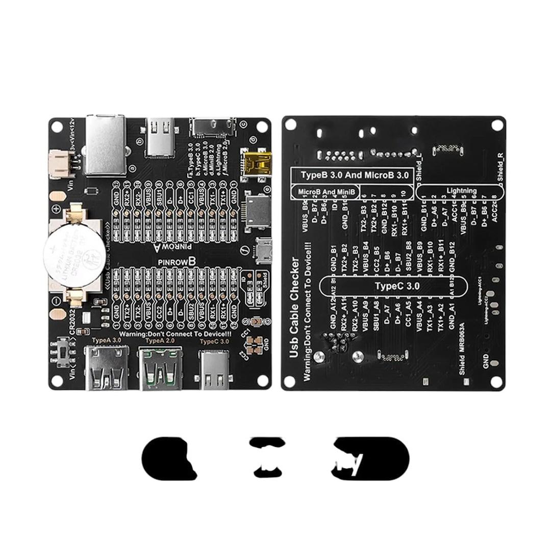 Usab Betteryusb Cable Test Board Type-C Micro Type A B Data Tester Short Circuit Switch Diagnostic Tool for New 2025 High Reliable Electronic Component
