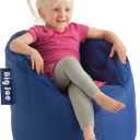 Big Joe Milano Beanbag Chair Kid's Sapphire Smartmax, 18.5"D x 23"W x 19"H