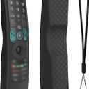 Universal MR24GA MR24GN AKB76045003 Magic Remote Control with Black Silicone Protective Case, Compatible with LG TV C1 C2 C3 C4 MR23GA MR22GA MR21GA MR20GA, Voice and Pointer Function