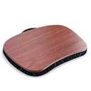 Jasenna Lap Laptop Desk - Portable Lap Desk with Pillow Cushion, Fits up to 15.6 inch Laptop for Home Office Students Use as Computer Laptop Stand, Book Tablet(1-Dark Brown)