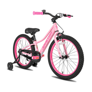 JOYSTAR 24" Kids Mountain Bike with Kickstand for Ages 7-12 Years Pink