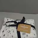 Eddie Bauer - Twin Sheet Set, Cotton Percale Bed Sheets, Crisp & Cool Bed Sheets, Ideal Dorm Essentials (Campout Dark Blue, Twin) (Campout White/Navy)