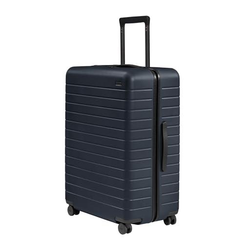 Away Large Checked Luggage, 29 Inch Hardside Suitcase with Spinner Wheels, Lightweight & Durable, TSA Lock, Navy Blue