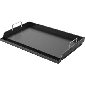 Griddle for Gas Grill, Cast Iron Griddle for Outdoor Gas Grills, 25" x16" Nonstick Coating Flat Top Insert Cooking Skillet Pan Teppanyaki for Weber Charbroil Camp Chef and Gas/Charcoal/Electric Grill