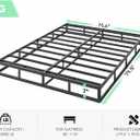 QEROMY 7 Inch Low Profile Box Spring, Sturdy Metal Frame Mattress Foundation, Easy Assembly, Quiet & Noise-Free, King Size