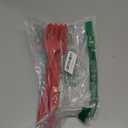 2pcs Silicone Flexible Forks, 11.8 Inch Silicone Cooking Fork Heat Resistant Multifunctional Nonstick Blending Fork for Mix Ingredients, Mash Food, Whisk Eggs, Baking(Red)