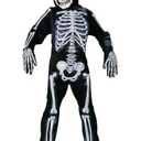 Spooky Skeleton Child Halloween Costume Size S