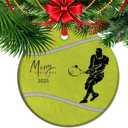 Tennis Player Christmas Ornament 2025, Sports Tennis Lover Keepsake Gifts (C12)