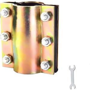 1 Pcs 1-1/4Inch Pipe Repair Clamp for About 1.65 Inch Outer Diameter, Water Pipe Leak Repair Clamp Kit for Plastic and Metal Pipes (PE/PVC/PPR/Steel/Iron)