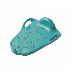 Develops Physical Skills 4-Wheeled Floor Scooter Sensory Training Scooter Plastic Wheeled Board for Preschoolers, Toddlers, Kindergarten, Indoor, Home, Playroom, Green, S
