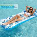 Jasonwell Inflatable Pool Float Lounge - 2 Pack Floaties Rafts for Adults Floating Lounger Sun Tanning Floats Cool Water Floaty Swimming Lake Beach Party Toys