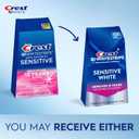 Crest 3D Whitestrips Sensitive White Teeth Whitening Kit, 18 Treatments, Each with 1 Upper/1Lower, 36 Strips Crest 3DWhite Teeth Whitening Strips