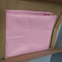 sancua 60 Inch Round Tablecloth (Fits 20-48 Inch Tables), Water Resistant Spill Proof Washable Polyester Table Cloth Decorative Fabric Table Cover for Dining, Buffet Parties and Camping, Pink