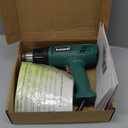 Heat Gun, Heavy Duty Hot Air Gun Kit Dual Temperature Settings 572~932 (300-500), Overload Protection with 4 Nozzles for Crafts, Shrink Wrapping/Tubing, Paint Removing, Epoxy Resin (Green)