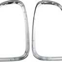 2 x Osompar Tail Light Trim Ring Taillights Bezel Compatible with 2007-2015 Mini Cooper R56 R57 R58 R59 Chrome 1Pair