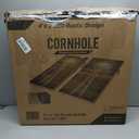 GoSports 4 x 2 ft Aluminum Cornhole Game Sets  Choose LED Lights or Standard - Set Includes 2 Foldable Regulation Size Boards, 8 Bean Bags, & Rules