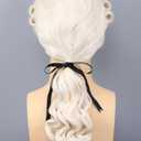 Bettecos Mens Judge Colonial Wig with Glasses Long Blonde Powdered Wavy Wig Costume Cosplay Halloween Party White Wigs (Beige)