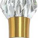 E12 LED Bulb 5W,85-265V 3000K Warm Light Edison Screw Light,Decorative Atmosphere Lamp for Home/Restaurant, E12 Base Imitation crystal Style Bulb, Professional Decorative Lights (1 Count E12-B004)