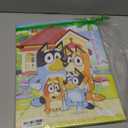 Bluey LED Wall Art for Kids,11.5 x 15.75 Inch Light-Up Canvas Dcor with Hanging Hooks, Battery Operated Night Light for Toddlers & Childrens Bedrooms or Playrooms