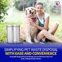 Pet Fit For Life Outdoor Dog Waste CAN and Poop Bag ROLL, Small