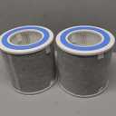 HP102 Replacement Filter Compatible with Shark HP102 HP102PET, HC452,HP132, HP152, HC450, HC451, HC455 Air Prurifier, for 99.97% of Particles, Part #HE1FKPET, HE1FKBAS, 2 Pack