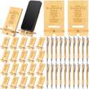 Ripeng 20 Sets Employee Appreciation Gifts Bulk Bamboo Phone Stands with Ballpoint Pens for Desk Office Workers Thank You Gift for Team Coworkers Staff Volunteer Teacher Colleagues (Proud)